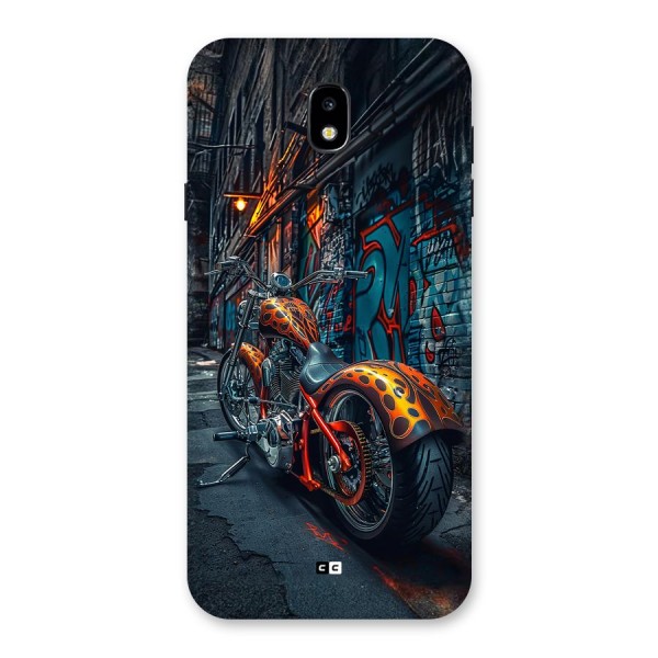 Orange Fatbike Back Case for Galaxy J7 Pro