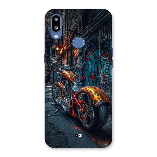 Orange Fatbike Back Case for Galaxy M01s