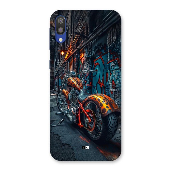 Orange Fatbike Back Case for Galaxy M10