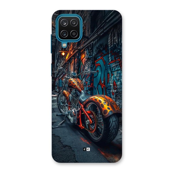 Orange Fatbike Back Case for Galaxy M12