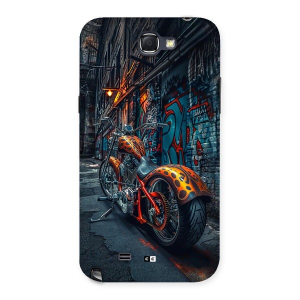 Orange Fatbike Back Case for Galaxy Note 2