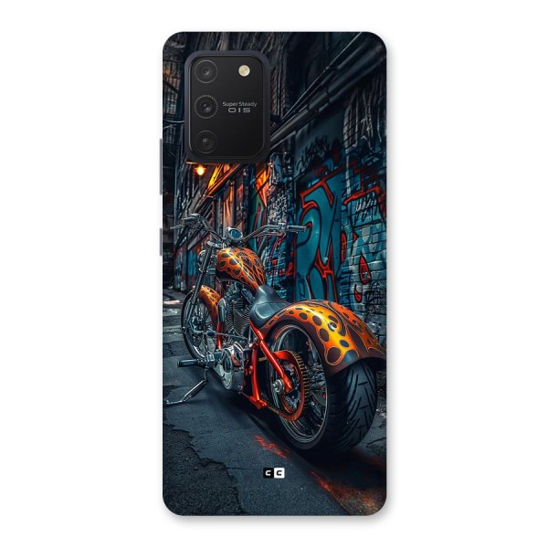 Orange Fatbike Back Case for Galaxy S10 Lite