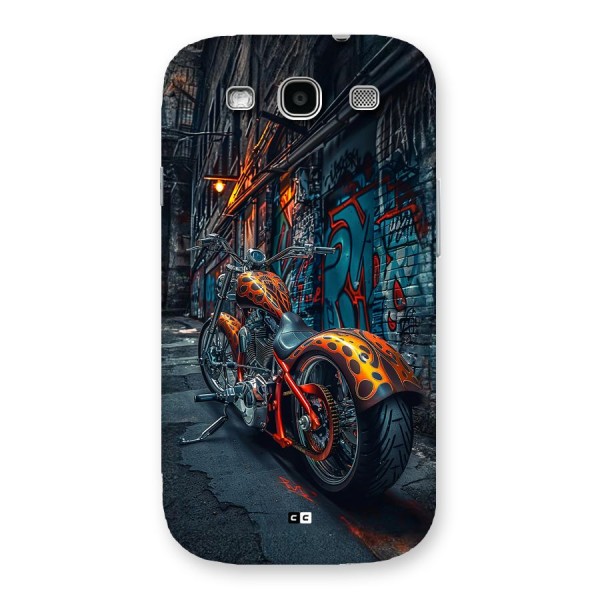 Orange Fatbike Back Case for Galaxy S3