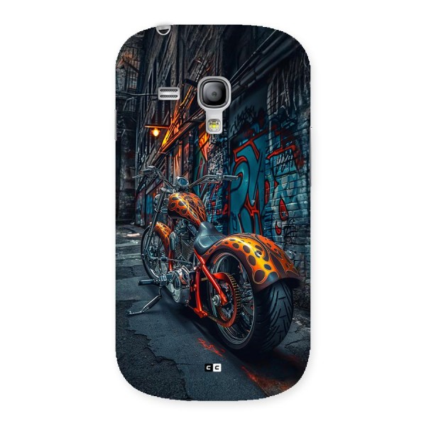 Orange Fatbike Back Case for Galaxy S3 Mini