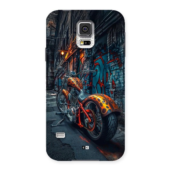 Orange Fatbike Back Case for Galaxy S5