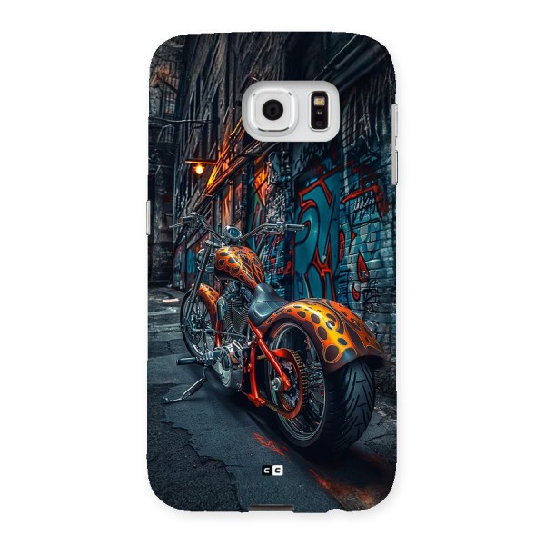 Orange Fatbike Back Case for Galaxy S6