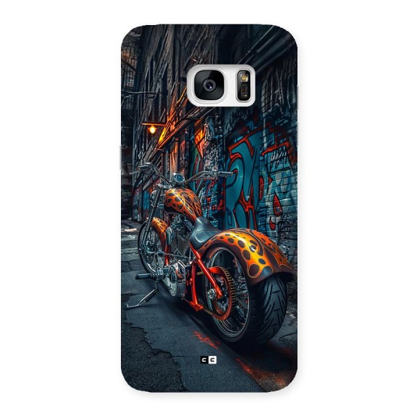 Orange Fatbike Back Case for Galaxy S7 Edge