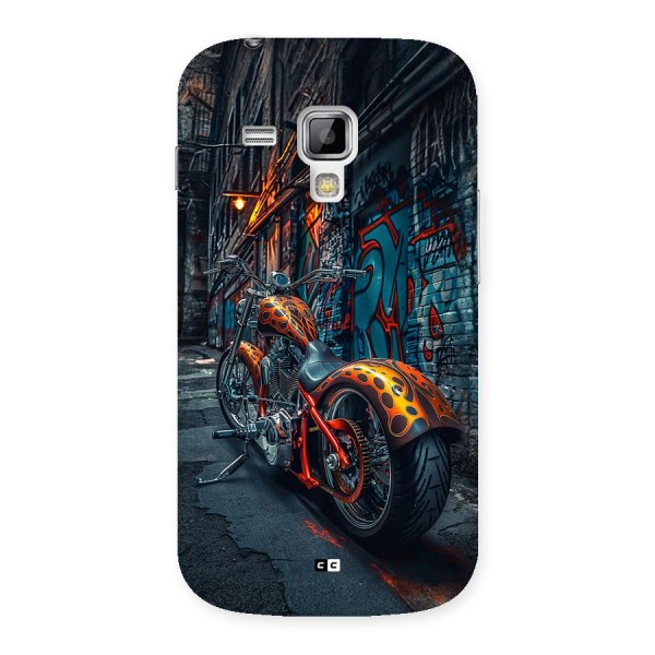 Orange Fatbike Back Case for Galaxy S Duos