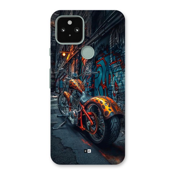 Orange Fatbike Back Case for Google Pixel 5