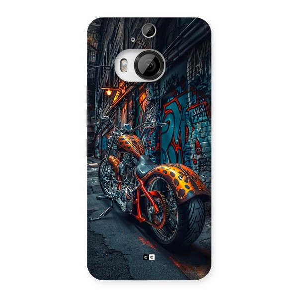 Orange Fatbike Back Case for HTC One M9 Plus