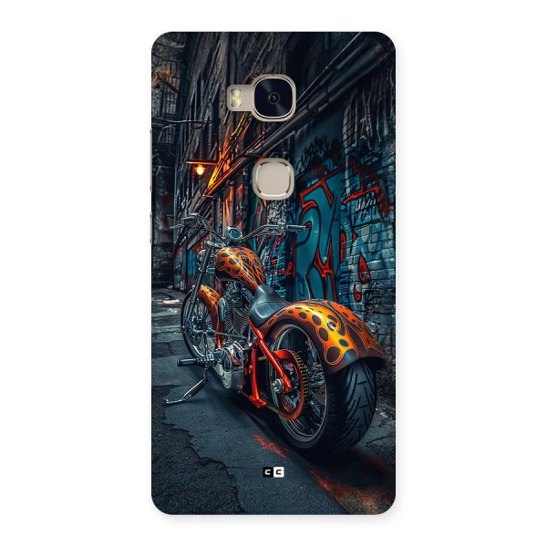 Orange Fatbike Back Case for Honor 5X