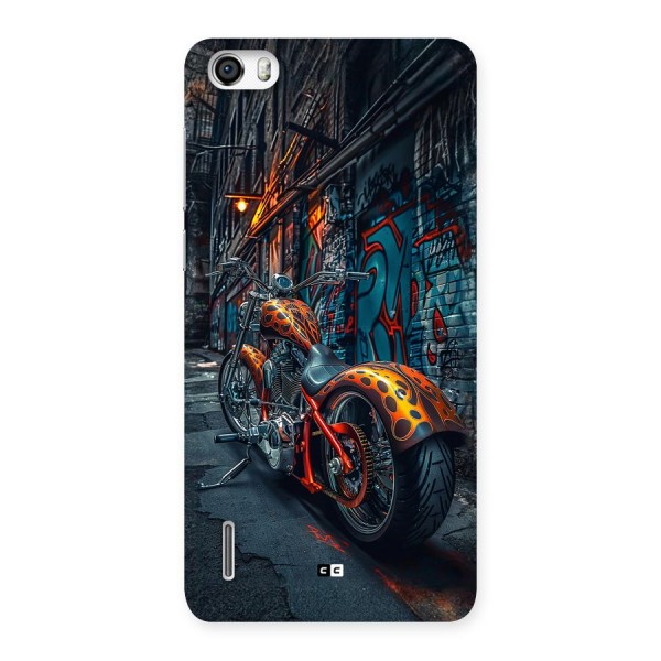 Orange Fatbike Back Case for Honor 6