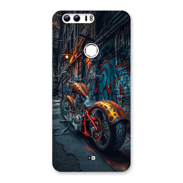 Orange Fatbike Back Case for Honor 8