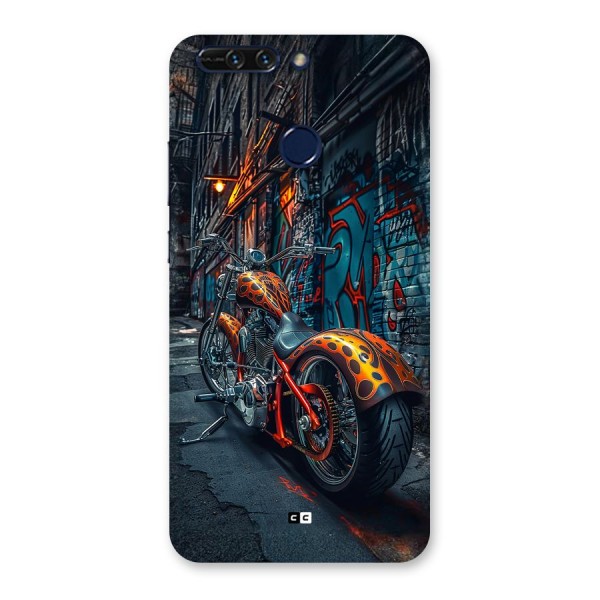 Orange Fatbike Back Case for Honor 8 Pro