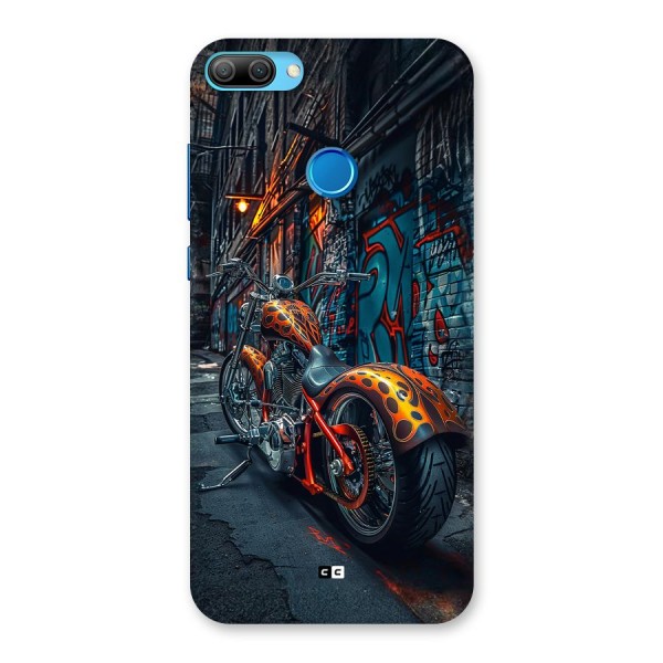 Orange Fatbike Back Case for Honor 9N