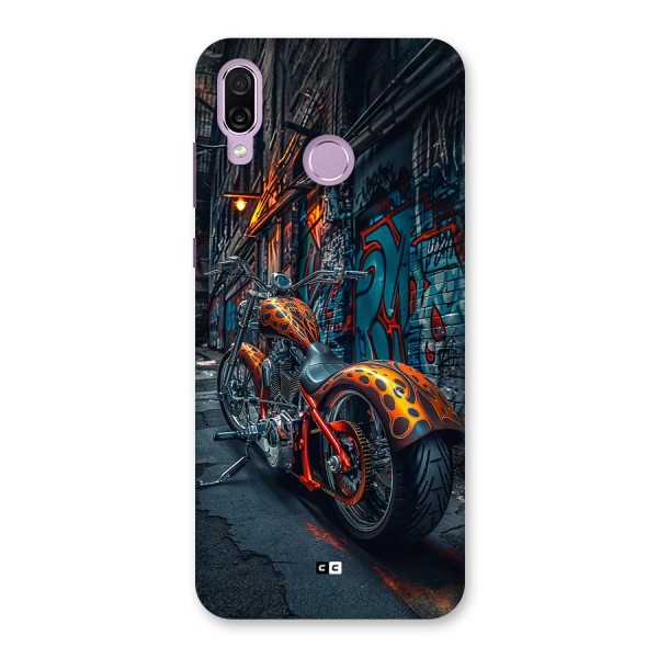 Orange Fatbike Back Case for Honor Play