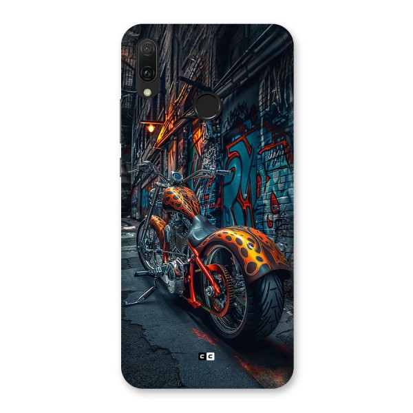 Orange Fatbike Back Case for Huawei Y9 (2019)