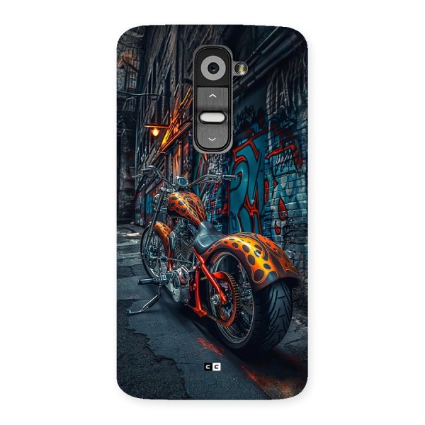 Orange Fatbike Back Case for LG G2