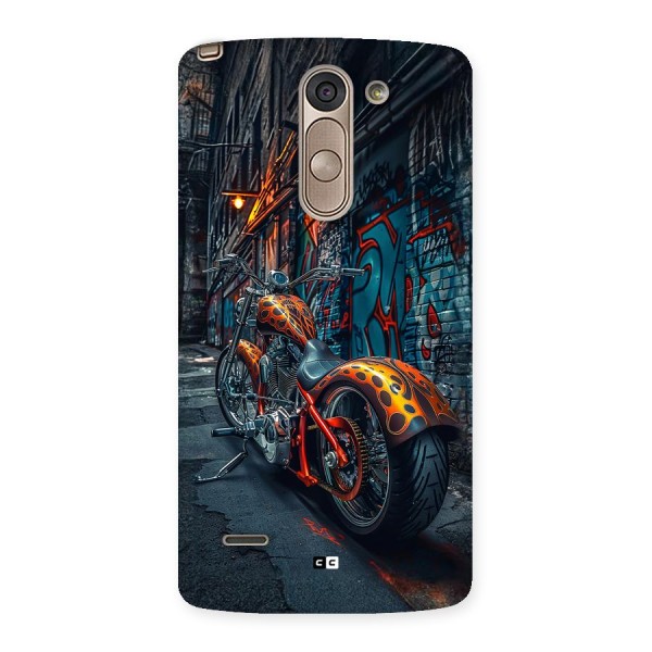 Orange Fatbike Back Case for LG G3 Stylus