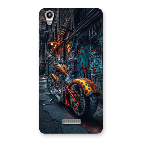 Orange Fatbike Back Case for Lava Pixel V1