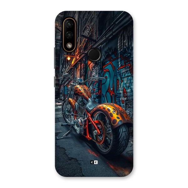 Orange Fatbike Back Case for Lenovo A6 Note