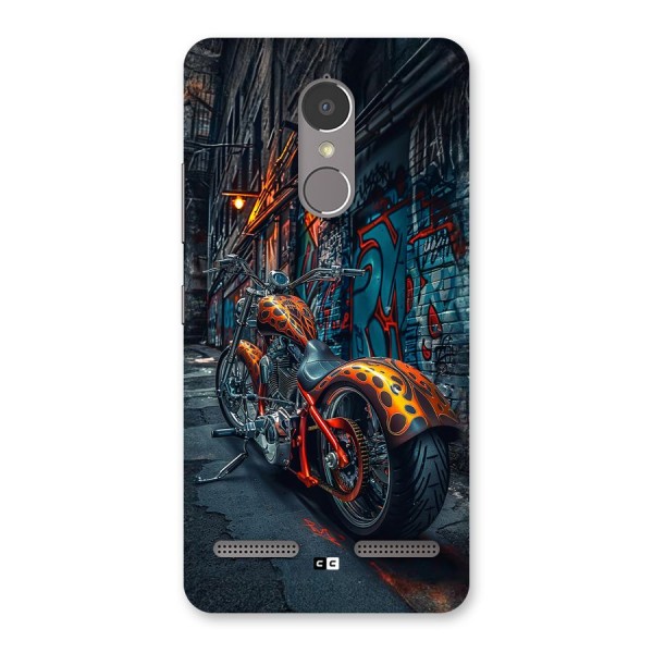 Orange Fatbike Back Case for Lenovo K6