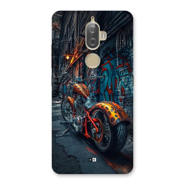 Orange Fatbike Back Case for Lenovo K8 Plus