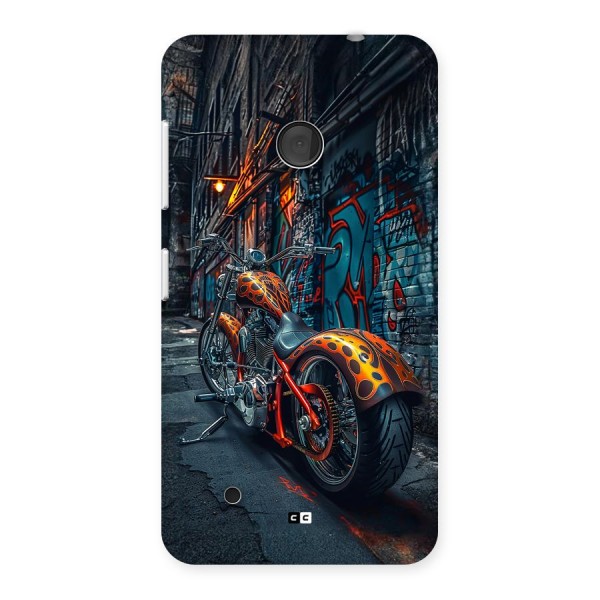 Orange Fatbike Back Case for Lumia 530