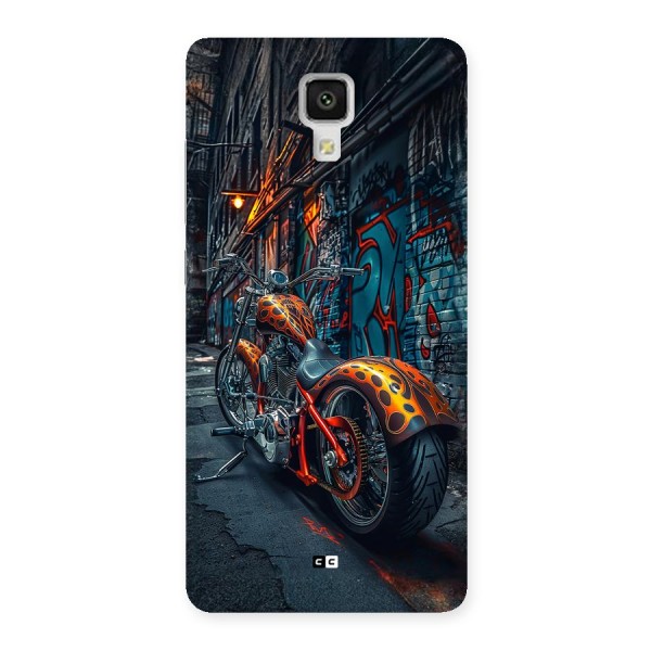 Orange Fatbike Back Case for Mi4