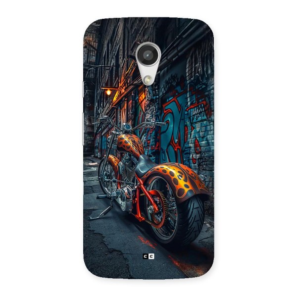 Orange Fatbike Back Case for Moto G 2nd Gen