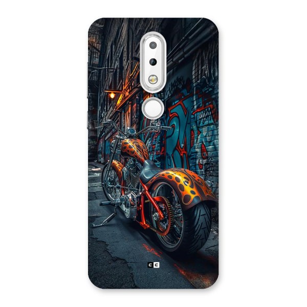 Orange Fatbike Back Case for Nokia 6.1 Plus