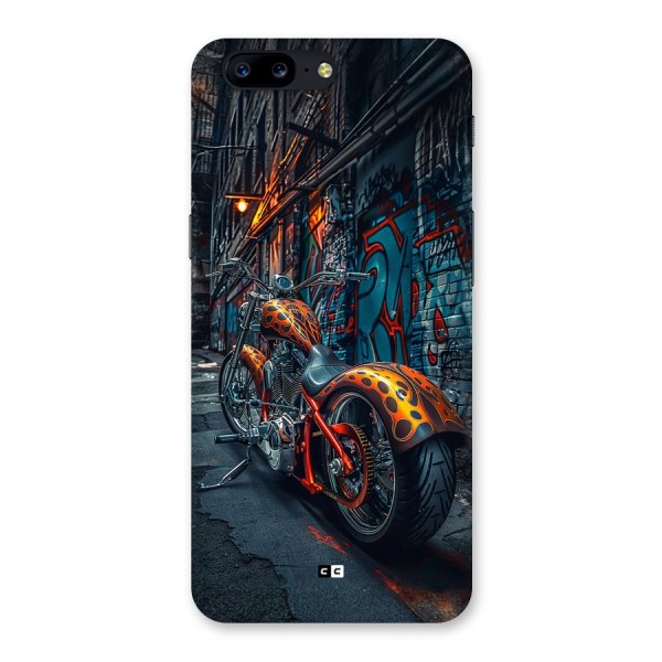 Orange Fatbike Back Case for OnePlus 5