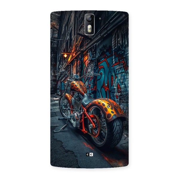 Orange Fatbike Back Case for OnePlus One