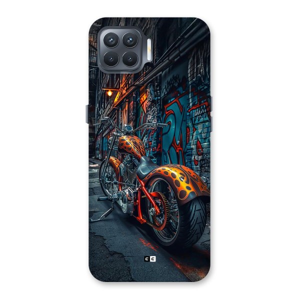 Orange Fatbike Back Case for Oppo F17 Pro