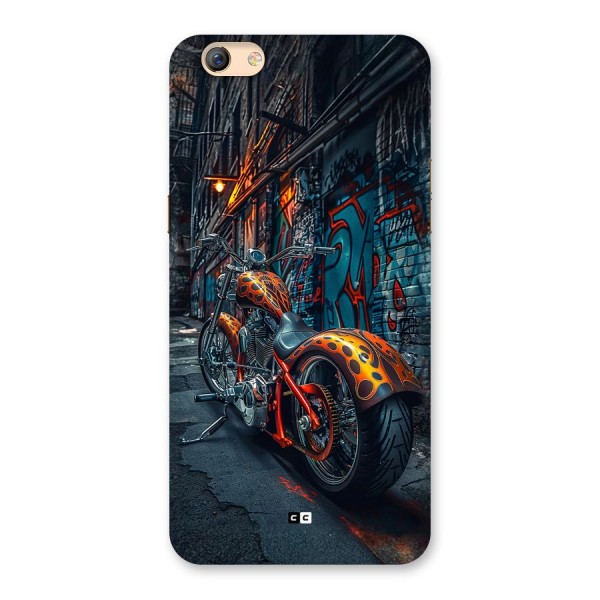 Orange Fatbike Back Case for Oppo F3 Plus