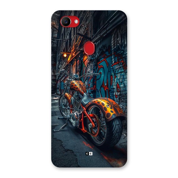 Orange Fatbike Back Case for Oppo F7