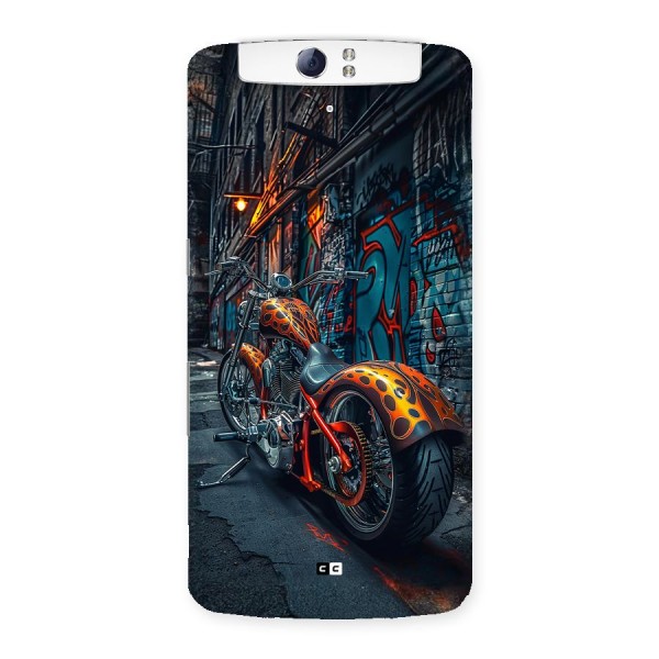 Orange Fatbike Back Case for Oppo N1