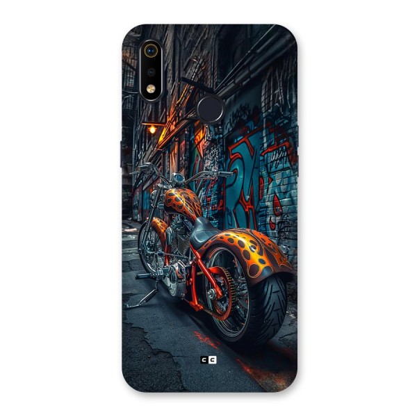 Orange Fatbike Back Case for Realme 3i