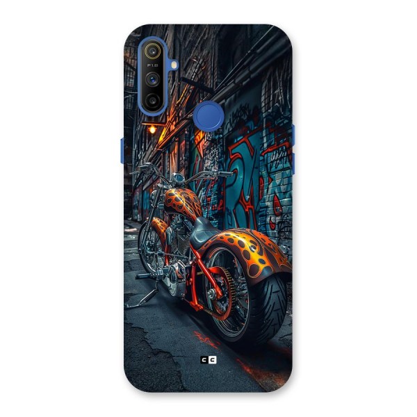 Orange Fatbike Back Case for Realme Narzo 10A