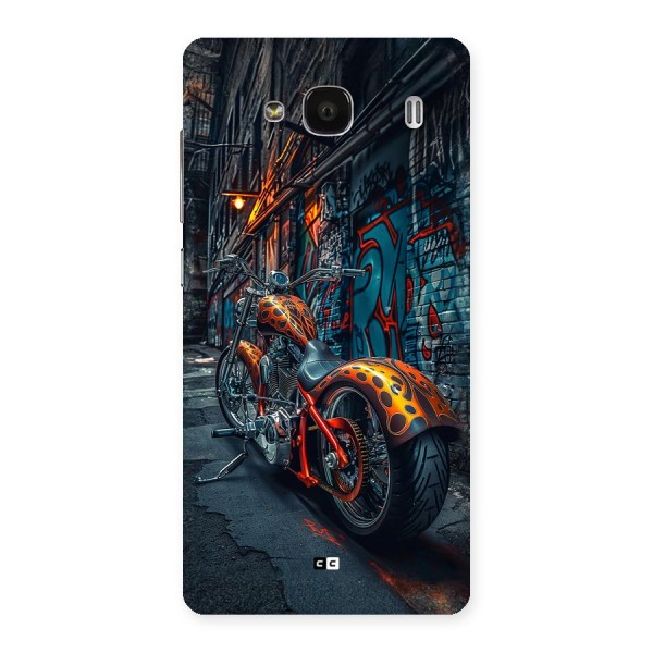 Orange Fatbike Back Case for Redmi 2 Prime