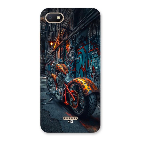 Orange Fatbike Back Case for Redmi 6A