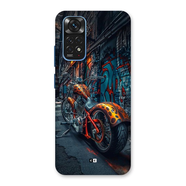 Orange Fatbike Back Case for Redmi Note 11S