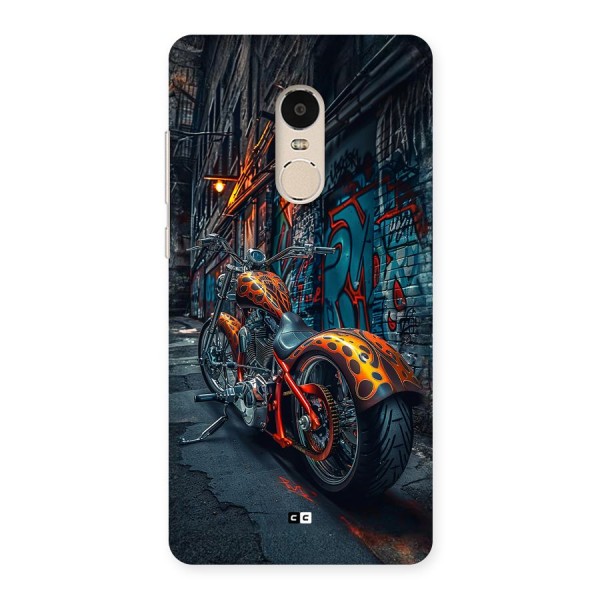 Orange Fatbike Back Case for Redmi Note 4