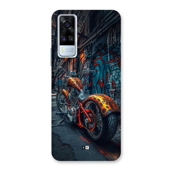 Orange Fatbike Back Case for Vivo Y51A