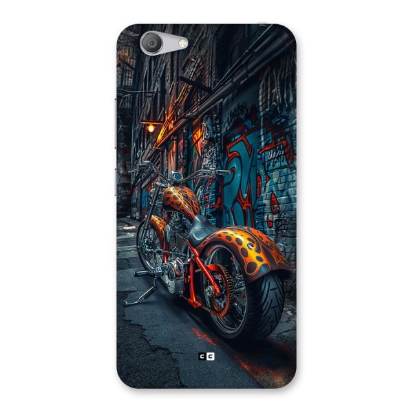 Orange Fatbike Back Case for Vivo Y53