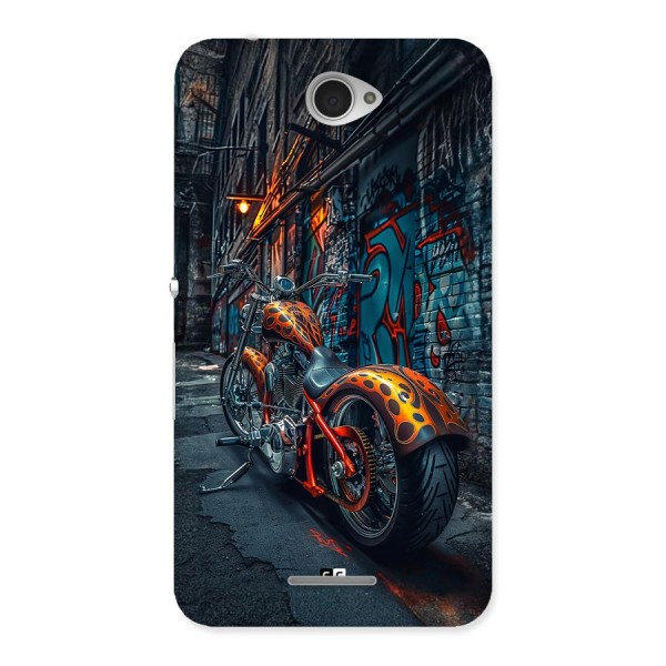 Orange Fatbike Back Case for Xperia E4