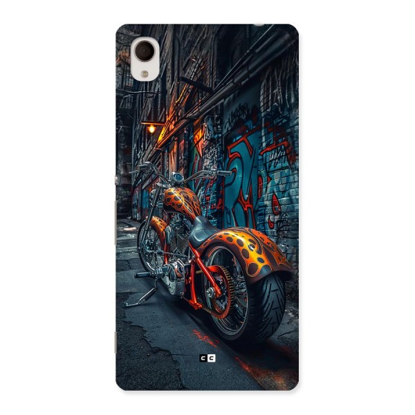 Orange Fatbike Back Case for Xperia M4 Aqua