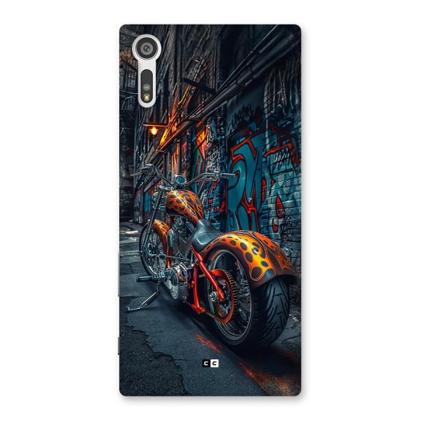 Orange Fatbike Back Case for Xperia XZ