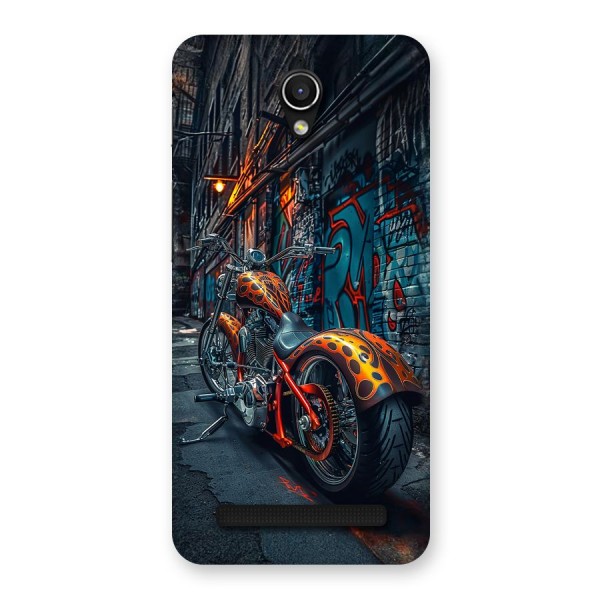 Orange Fatbike Back Case for Zenfone Go