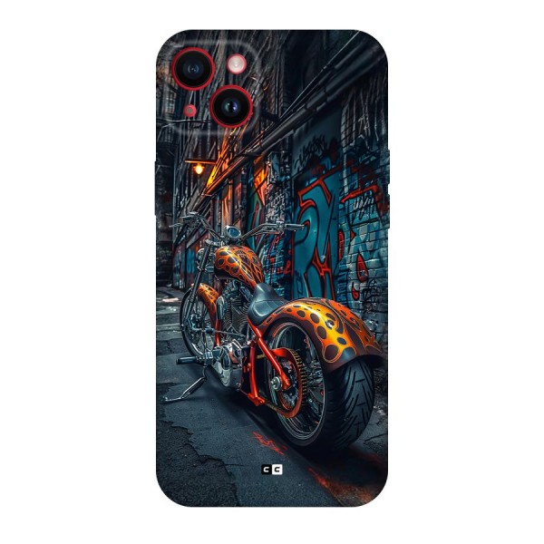 Orange Fatbike Back Case for iPhone 14 Plus